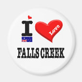 Aimant FALLS CREEK - I Love (Devant)