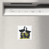 Aimant Famille de canards Cayuga (In Situ (Lave-vaisselle))