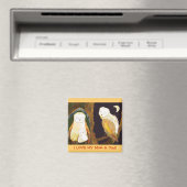 Aimant Famille de Chouette à Grange Woodland (In Situ (Lave-vaisselle))