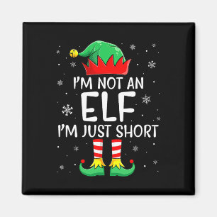 Aimant Famille de jumelage de Noël Je ne suis pas un elfe