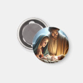 Aimant Famille de Noël (Recto/Verso)