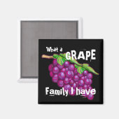 Aimant Famille de raisins (Recto/Verso)
