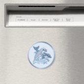 Aimant Famille Dolphin (In Situ (Lave-vaisselle))