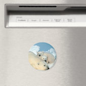 Aimant Famille d'ours polaires (In Situ (Lave-vaisselle))
