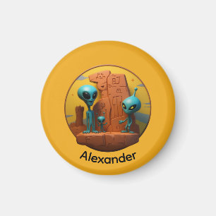 Aimant Famille extraterrestre