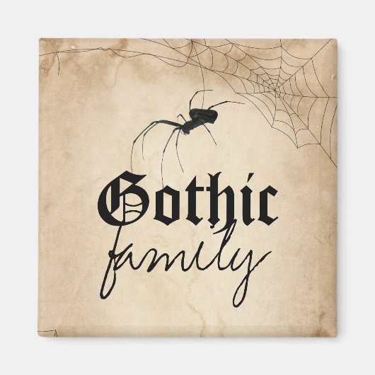 Aimant Famille gothique (Devant)