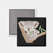 Aimant Famille Koala (Recto/Verso)