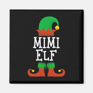 Aimant Famille Mimi Elf Noël Correspondant Pj Pajama X