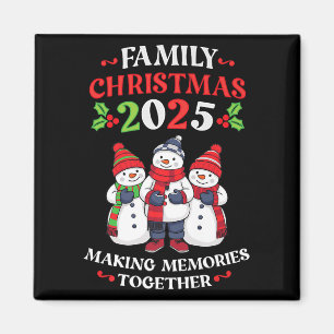 Aimant Famille Noël 2025 Matching Group Outfit Kids W
