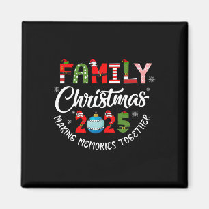 Aimant Famille Noël 2025 Rapprocher faire des souvenirs T