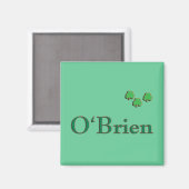 Aimant Famille O'Brien (Recto/Verso)