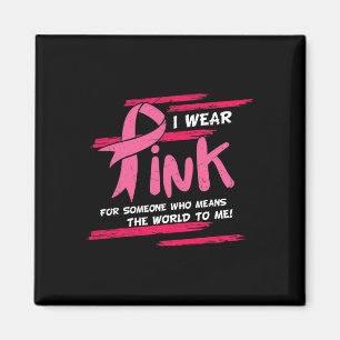 Aimant Famille Porter Pink Breath Cancer Sensibilisation 