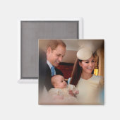 Aimant Famille Prince George Royal (Recto/Verso)
