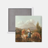 Aimant Famille sainte dans un ruisseau (Recto/Verso)