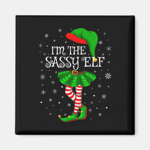 Aimant Family Matching Women Girls I'm The Sy Elf Christm