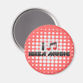 Aimant fan de musique Ibiza (Recto/Verso)
