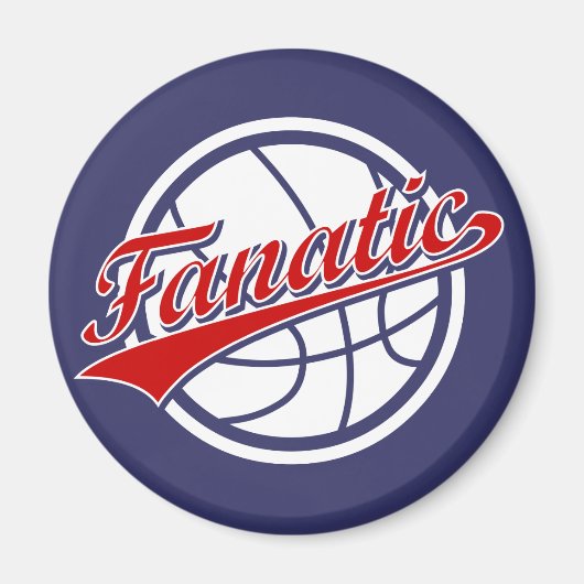 Aimant Fanatique de basket-ball (Devant)