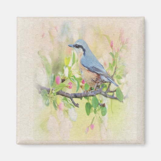Aimant Fanatique d'oiseaux (Devant)