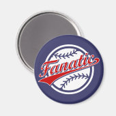 Aimant Fanatique du baseball (Recto/Verso)