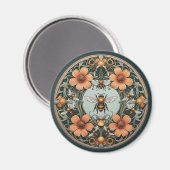 Aimant Fancy Floral Bee-utiful Abeille (Recto/Verso)