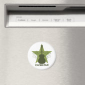 Aimant Fancy Guitare Star Ewirls Magnet, Vert (In Situ (Lave-vaisselle))