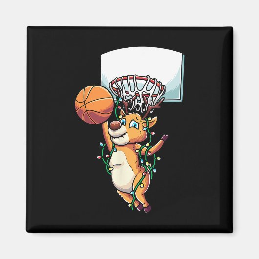 Aimant Fans de sport de Noël de vacances de squelette de (Devant)