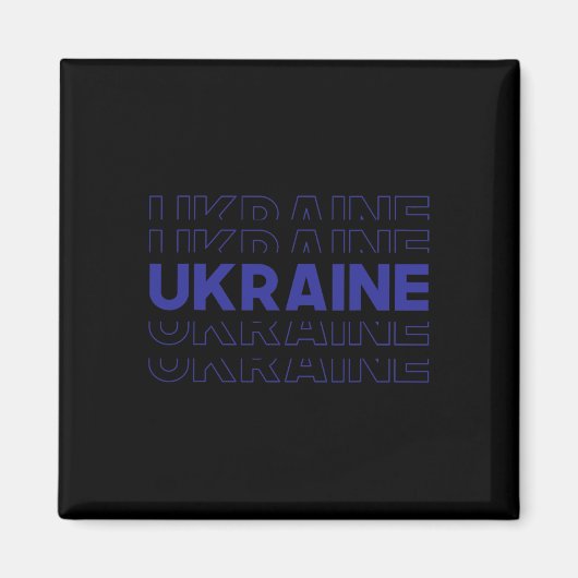 Aimant Fans d'Ukraine (Devant)