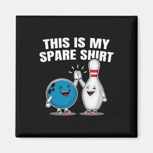Aimant Fantaisie Bowling Party Spare Shirt Cadeaux Mens E