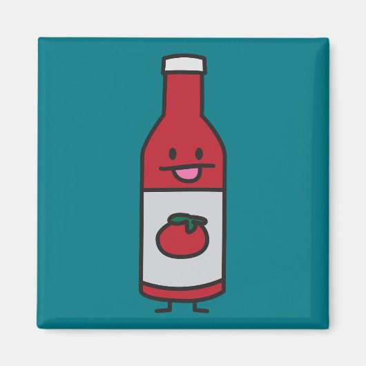 Aimant Fantaisie de condiment de Tableau de sauce tomate (Devant)