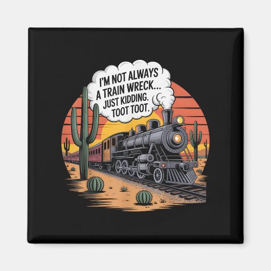 Aimant Fantastique épave De Train Juste À Casser Toot Too (Devant)