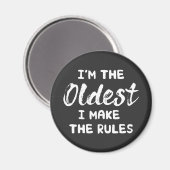 Aimant Fantastiques frères et soeurs : Je suis l'aîné que (Recto/Verso)