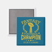 Aimant Fantasy Football Funny Champ Chamon  (Recto/Verso)