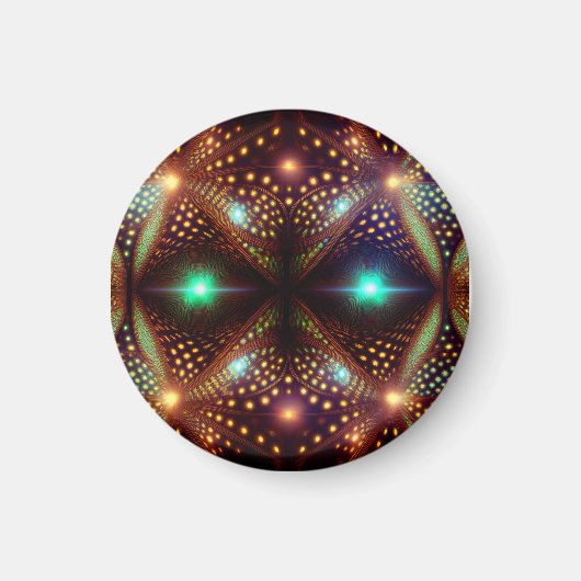 Aimant Fantasy Mandelbrot Fractal (Devant)