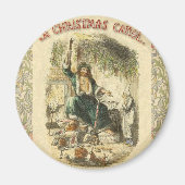 Aimant Fantôme de Noël Présent Scrooge (Devant)