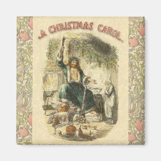 Aimant Fantôme de Noël Présent Scrooge  (Devant)