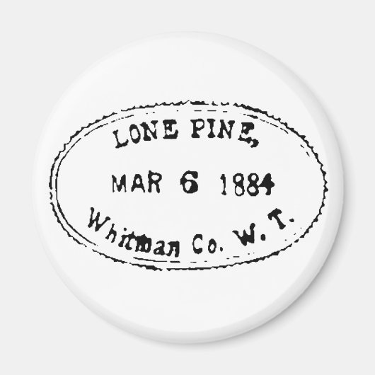 Aimant Fantôme de pin solitaire (Devant)