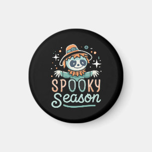 Aimant fantôme drôle avec des chapeaux, saison effrayante
