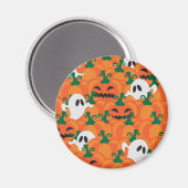 Aimant Fantômes d'Halloween Patch de citrouille hantée (Recto/Verso)