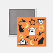 Aimant Fantômes Et Chats (Recto/Verso)