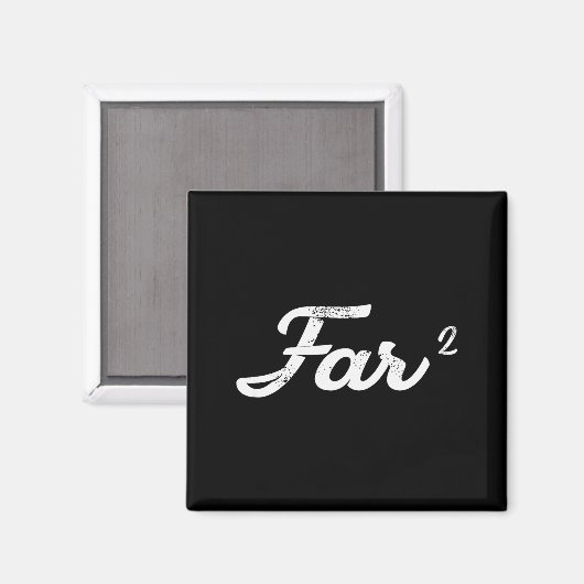 Aimant Far Squared Farfar Swedish Or Danish Grandpa Funny (Recto/Verso)