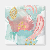 Aimant Faridas Abstrait - Couleurs Mutées (Devant)