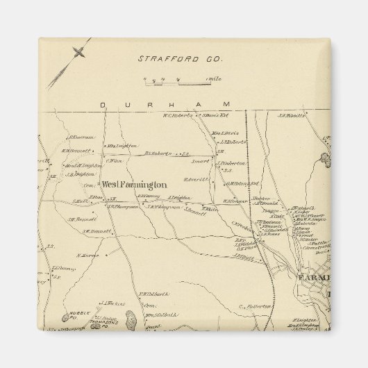 Aimant Farmington, Strafford Co (Devant)