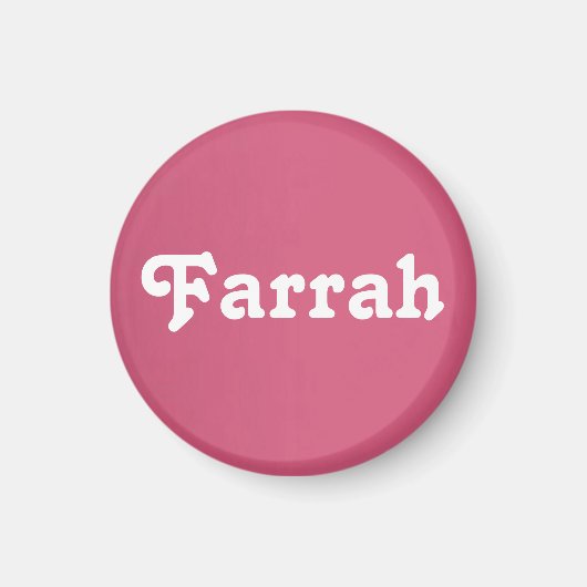 Aimant Farrah (Devant)