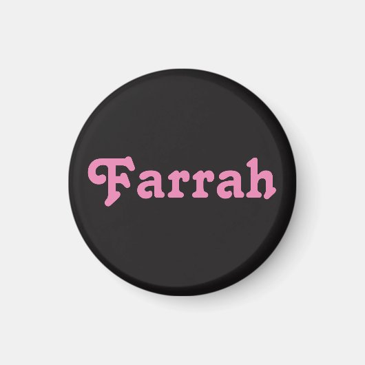 Aimant Farrah (Devant)