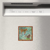 Aimant Farrier de Chevaux Occidentaux Avec Chevaux (In Situ (Lave-vaisselle))