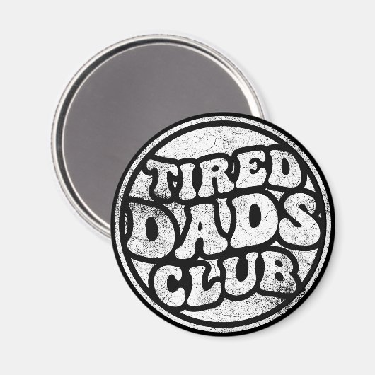 Aimant Fatigué Dads Club Funny (Recto/Verso)