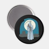 Aimant Faucheuse et lune (Recto/Verso)