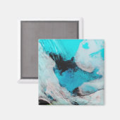 Aimant Fausse vue couleur de Polynya (eau libre) (Recto/Verso)