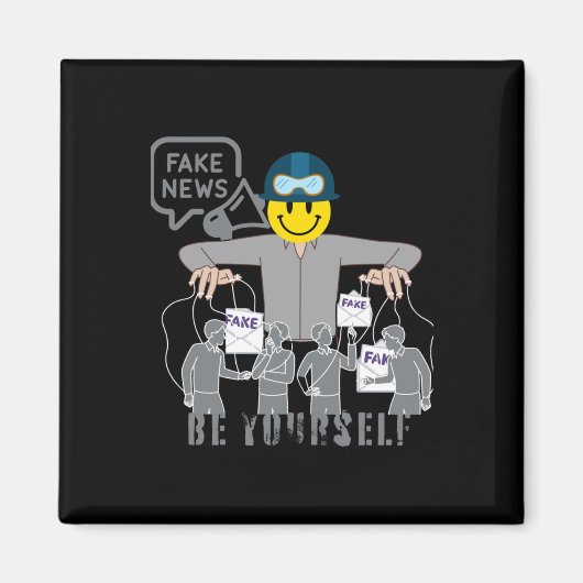 Aimant Fausses Fausses Nouvelles Conspirations Illusion D (Devant)