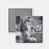 Aimant Faust dans son étude, du Faust de Goethe, 1828, (Recto/Verso)